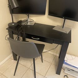 Desk Office Without The Monitors 