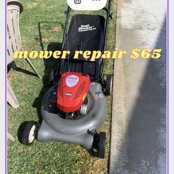 Lawn Mower Repair I Fix Machines For $65 Mower Not For Sale