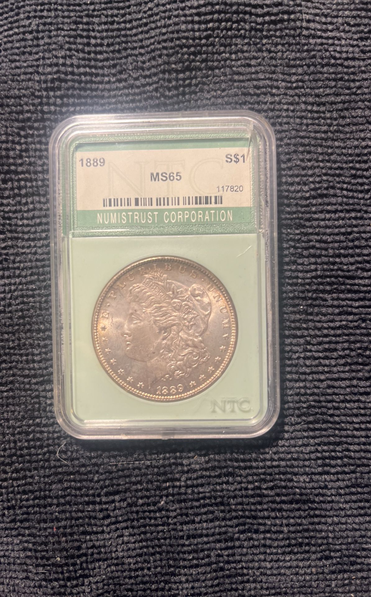 1889P Morgan Silver Dollar MS65 