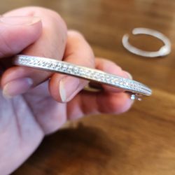 Silver Diamond Bracelet