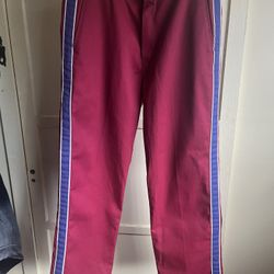 Supreme X Dickies 874 Pants 34 Chino Jeans Red