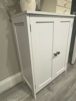 White Storage Cabinet for Sale
