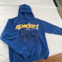 Sp5der Tc blue hoodie