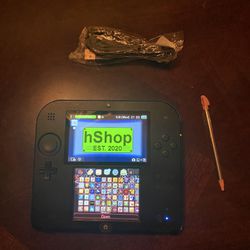 MODDED Blue 2DS (Comes with 100+ 3DS/ DS Games!)