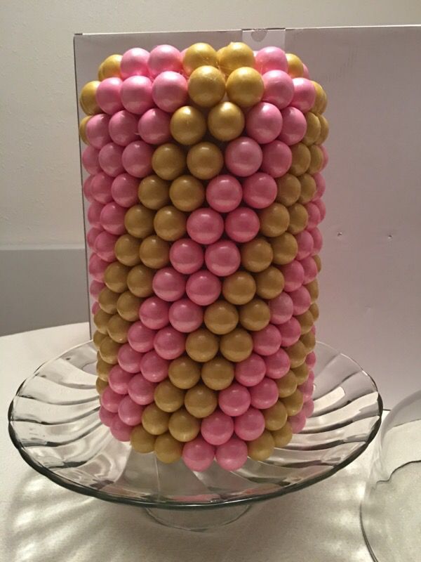 Dol Gumball Tower Pink and Gold
