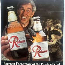 Vintage Rainier Beer Poster