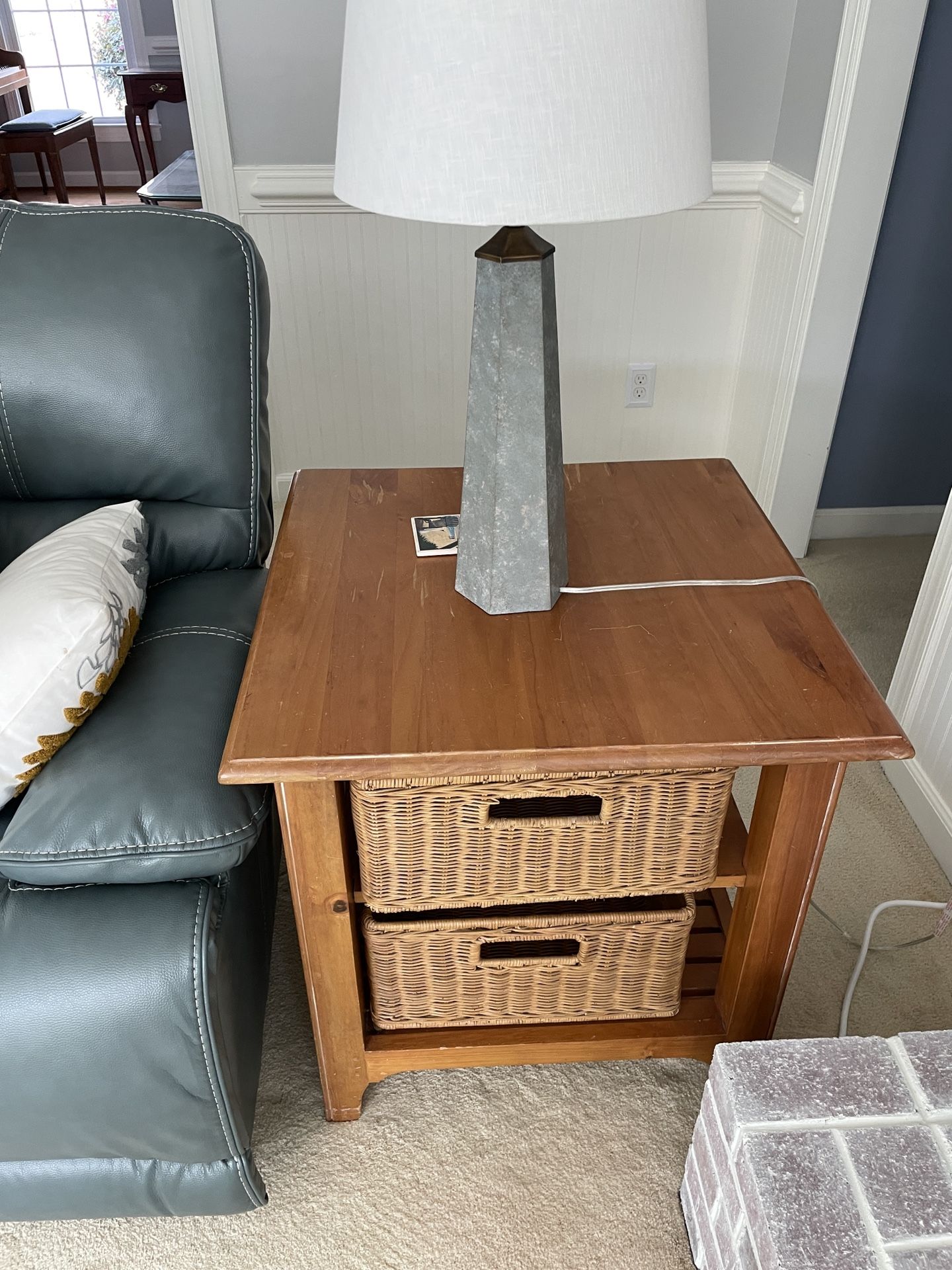 2 Circular End Tables And A Square End Table