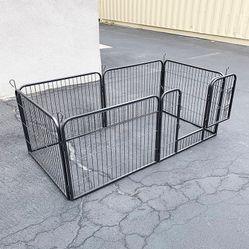 (New in Box) $70 Pet Dog Heavy Duty Playpen with 6-Panels X (24” Tall X 32” Wide)