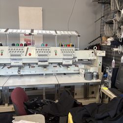 4 Head 12 Embroidery Machine BE 1(contact info removed)15-001138
