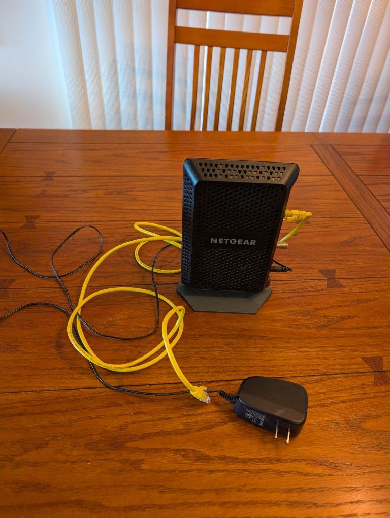 Netgear Cable Modern With Power Adapter