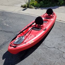 12’ Tandem 2 Person Kayak And Gear