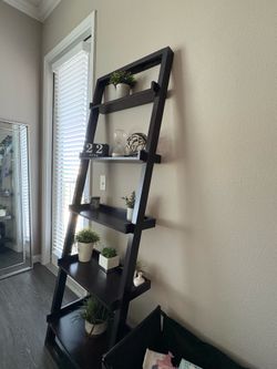 Ladder shelf