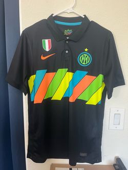 Nike Inter Milan 2021/22 Third Soccer Football Jersey Black M Medium Scudetto