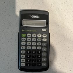 TI 30 xa calculator