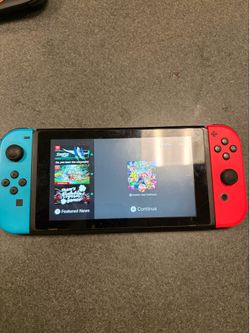Nintendo Switch Console (Neon Red/Blue) – Tested & Working