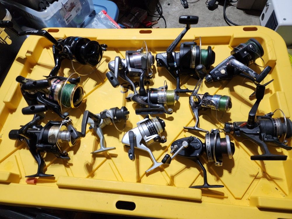 12 fishing reels