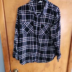 Flannel Shirt Women's L