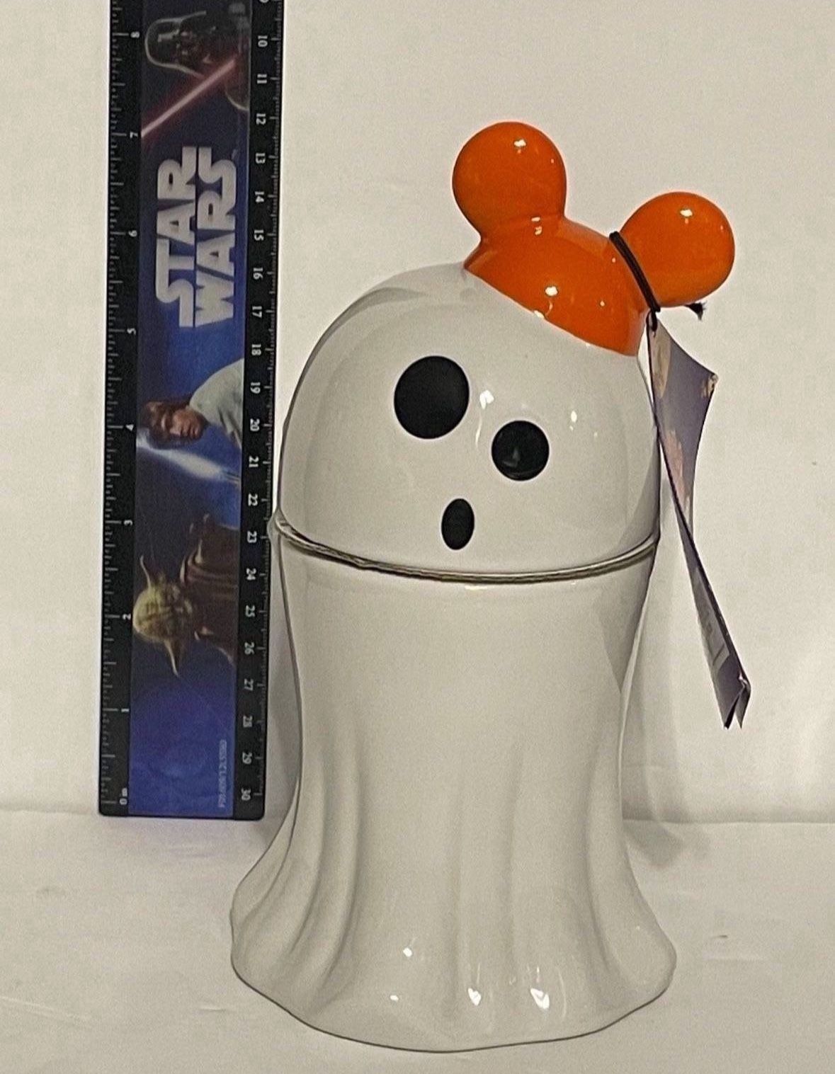 Disney Parks Happy Halloween Ghost Halloween Mickey Ear Hat Palm Wax Candle