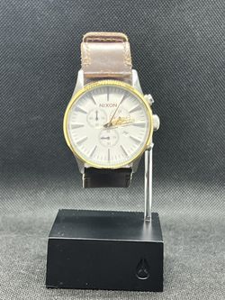 Nixon Sentry Chrono Leather