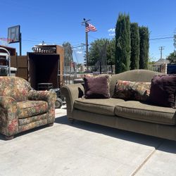 Sofa W/ Matching Chair! 