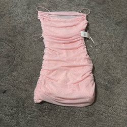 Short pink rhinestone dress (Windsor)