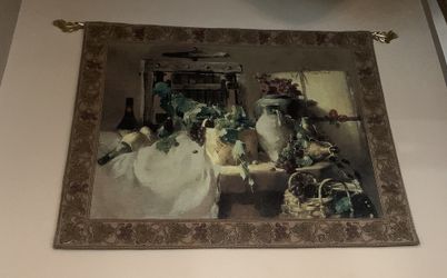 Wall hanging Tapestry with rod