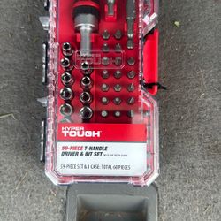 59 Piece T Handle Driver & Bit Set