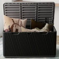 110 Gallon Deck Box Resin Outdoor Storage - New In Sealed Box