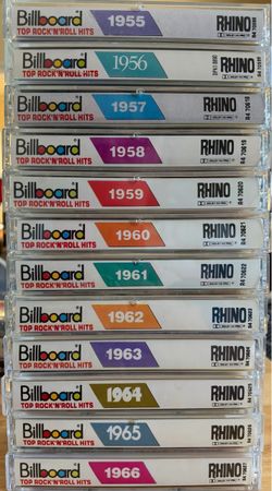 Billboard Top Rock”n” RollHits cassette Lot