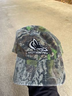 Mothwing Woodland Camo Mountain Mimicry Strapback Hat Cap Hunting Fishing NWT
