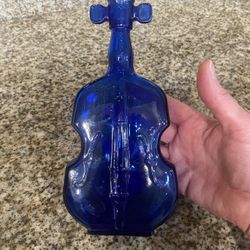 Glass violin Bottle . 