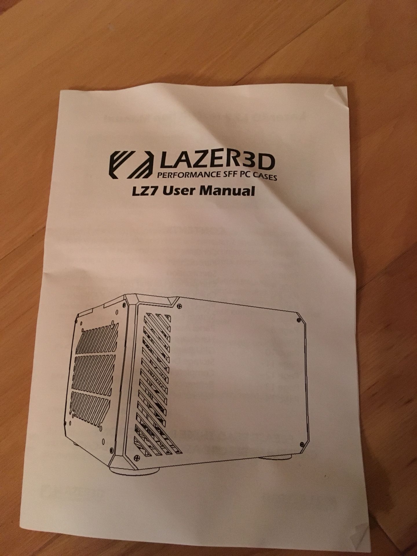 Lazed lz7, mini itx case