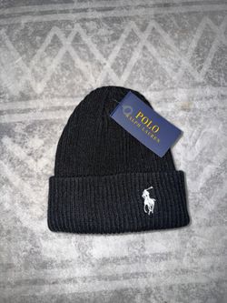 Polo Ralph Lauren Black Knit Beanie