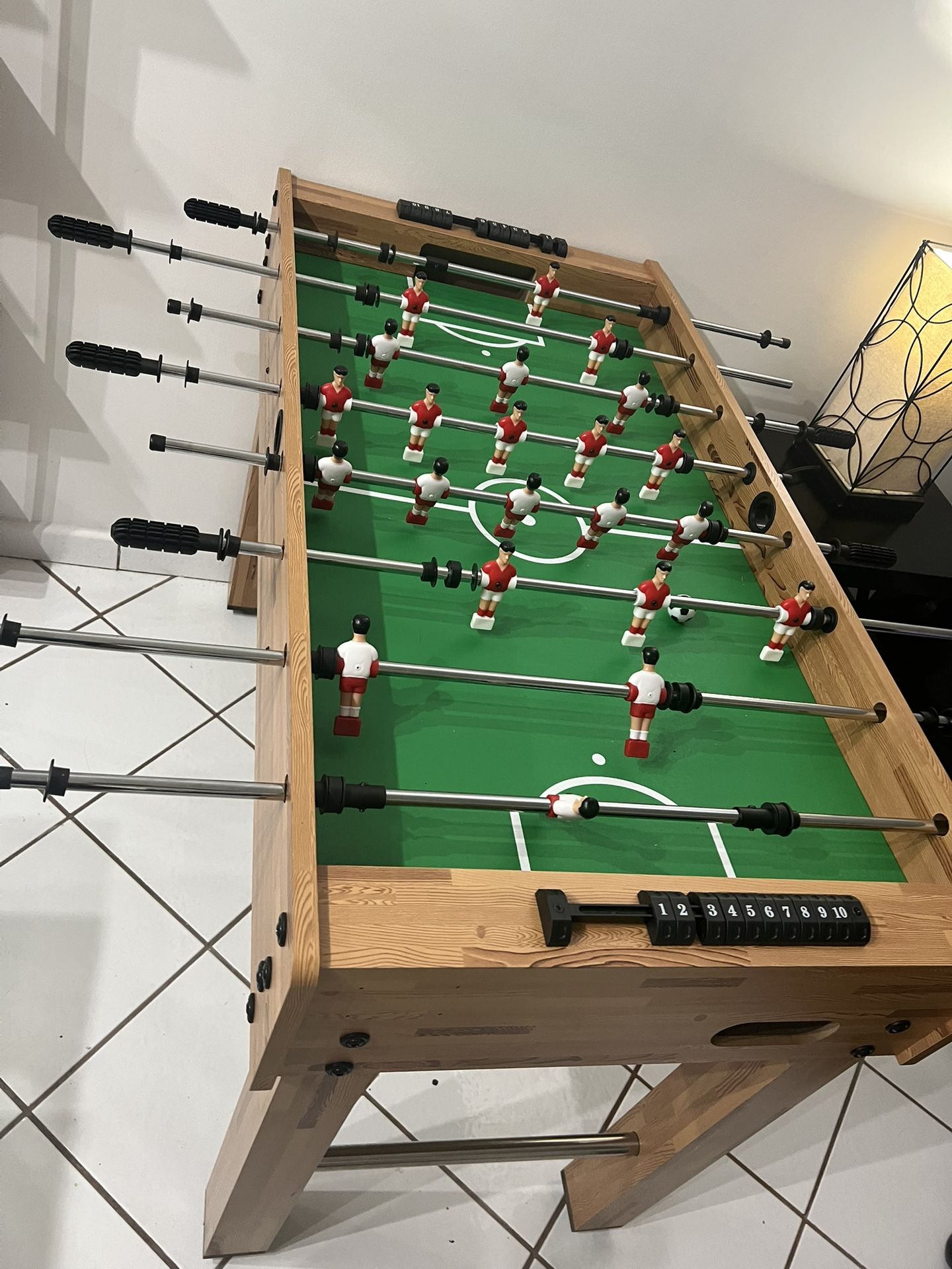 Futbolito !!! Foosball Table, Table Soccer Set with 2 Footballs
