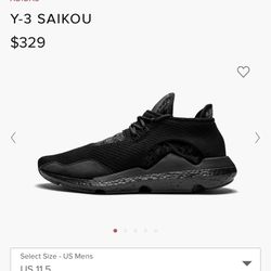 Adidas Saikou Y-3 Mens Size 13