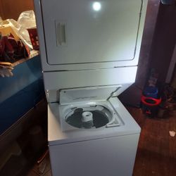 Maytag Stacked 2.5 cu. ft Washer & Electric Dryer In White