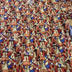 Women’s Scrub Top Small Thanksgiving Turkeys 