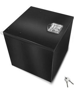 New in box Heavy Duty Tool Box Chest Box Trailer Tongue Box for Pick Up Truck Bed RV Trailer Black Truck Bed Storage with Side Handle,Lock and Keys(bl