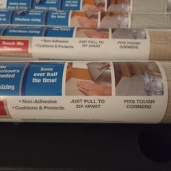 Zip-N-Fit shelf liners (18'x4') -- 5 units