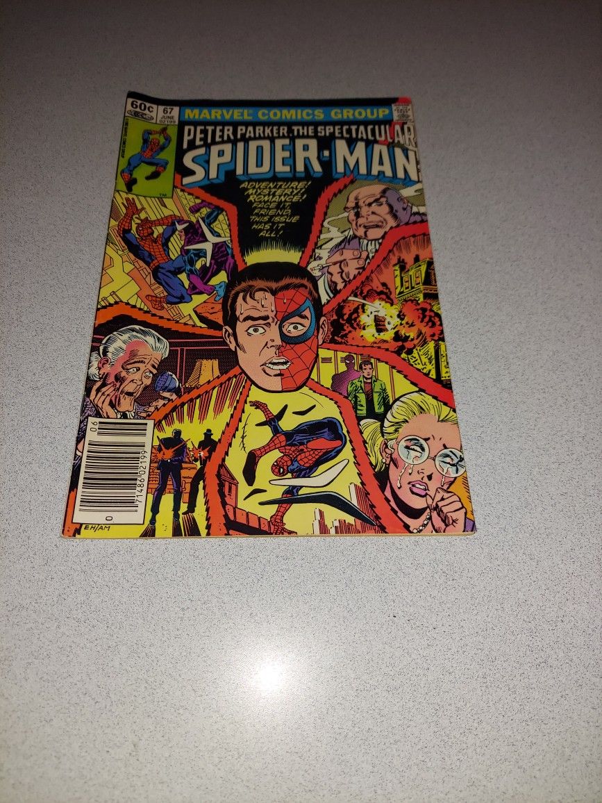 1982 PETER PARKER THE SPECTACULAR SPIDER-MAN COMIC