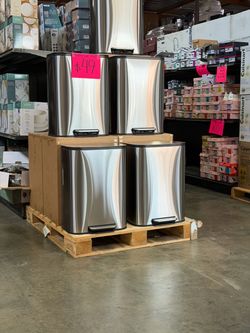 Stainless steel 13gal step Trashcan