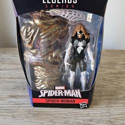 Marvel Legends Series Build A Figure Spider - Woman w/ Molten Man UPPER BODY NIB