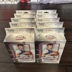2025-2026 Topps Chrome Basketball Hanger Box