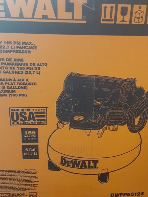 Dewalt Heavy Duty 6 Gallon Air Compressor