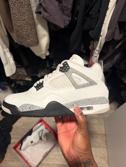 Jordan 4 white cement