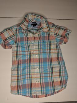 TOMMY HILFIGER Button Up Shirt Toddlers Size 3T