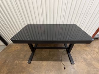 Black Electric Standing Desk / Adjustable Office Table