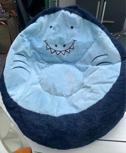 Shark Kids' Bean Bag Chair - Pillowfort chair makes a fun and comfy update to their space Soft upholstery brings cozy style Light and fluffy fill reta