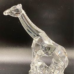 Italian Crystal Giraffe by Kristalcolor 24% Lead Glass 4-3/4” T