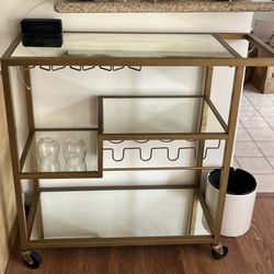 Mirrored Bar Cart